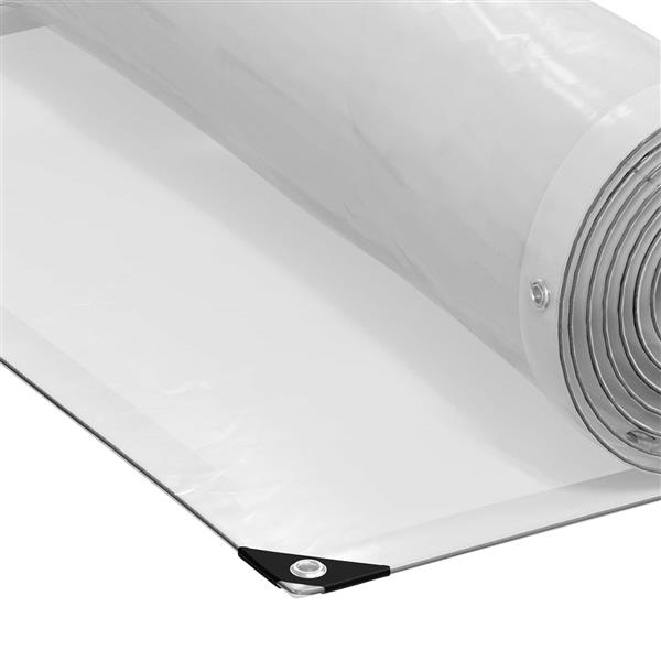 Grote foto vidaxl zeildoek 140 gsm transparant 2 5 x 1 5 m pe doe het zelf en verbouw materialen en producten
