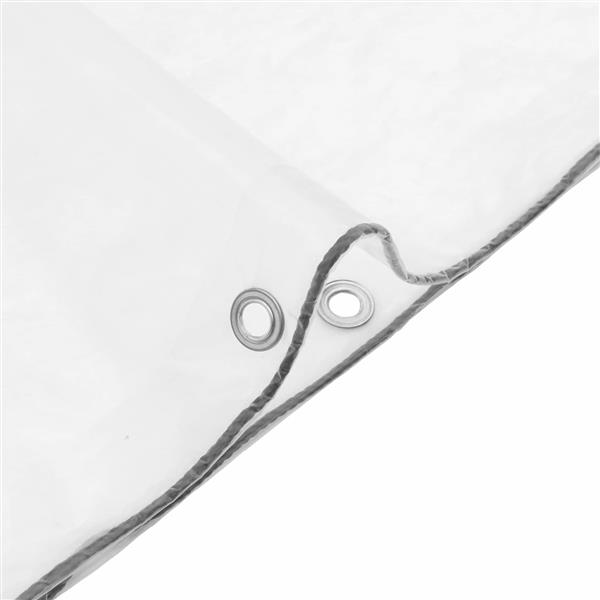 Grote foto vidaxl zeildoek 140 gsm transparant 6 x 1 5 m pe doe het zelf en verbouw materialen en producten