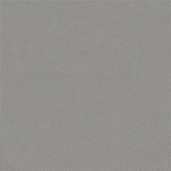 Grote foto vidaxl bank met knoopverstelling lichtgrijs 60 x 40 x 45 cm fluweel huis en inrichting overige huis en inrichting