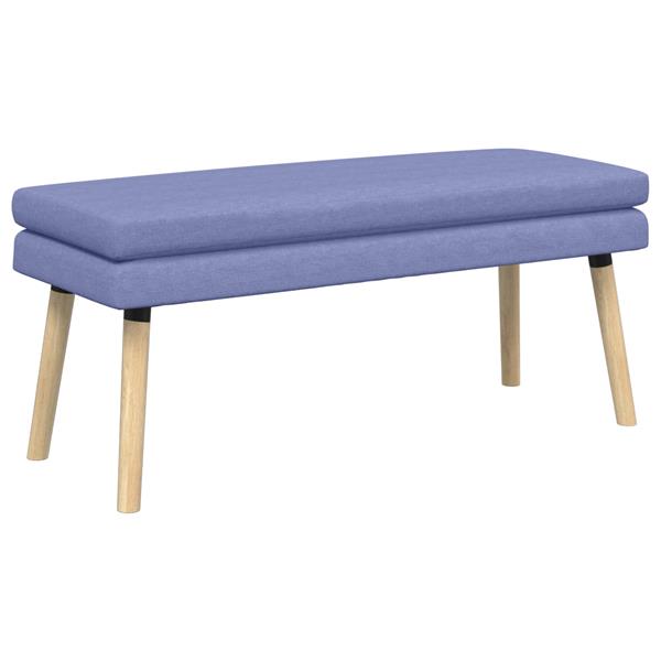 Grote foto vidaxl dubbel laagige bank jeans blauw 110 x 40 x 47 cm stof huis en inrichting overige huis en inrichting