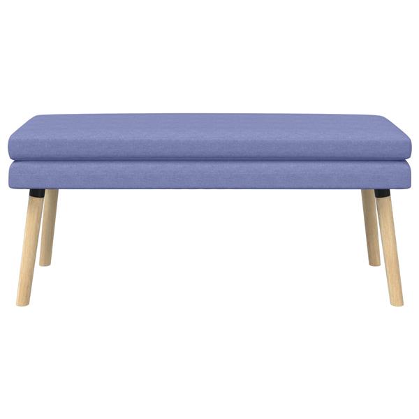 Grote foto vidaxl dubbel laagige bank jeans blauw 110 x 40 x 47 cm stof huis en inrichting overige huis en inrichting