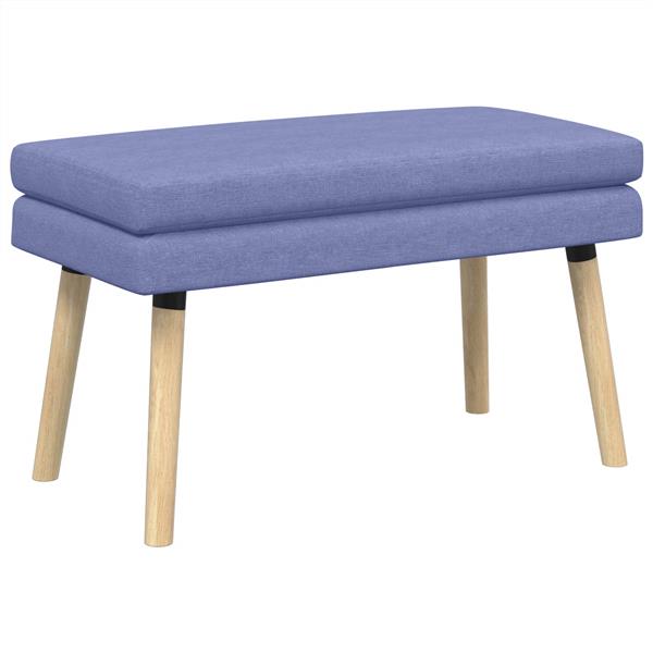 Grote foto vidaxl dubbel laagige bank jeans blauw 80 x 40 x 47 cm stof huis en inrichting overige huis en inrichting