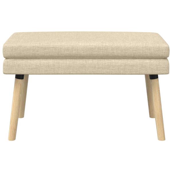 Grote foto vidaxl dubbel laagige bank cr mekleurig 80 x 40 x 47 cm stof huis en inrichting overige huis en inrichting