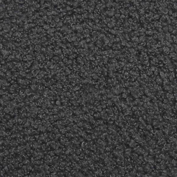 Grote foto vidaxl bank effen donkergrijs 110 x 40 x 46 cm boucl huis en inrichting overige huis en inrichting