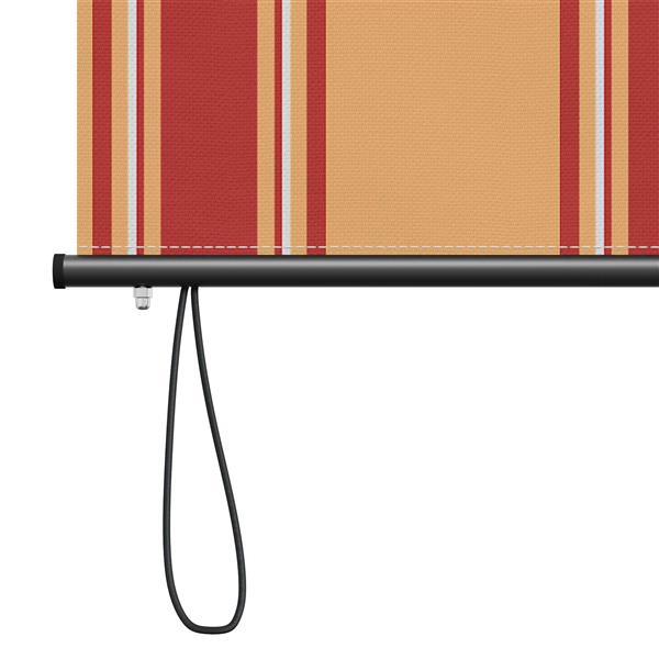 Grote foto vidaxl rolgordijn multikleur 80 x 250 cm stof en aluminium huis en inrichting gordijnen en lamellen