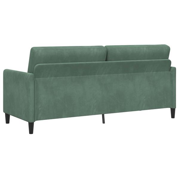 Grote foto vidaxl bank met opslag zeegroen 192 x 78 x 87 cm polyester huis en inrichting bankstellen