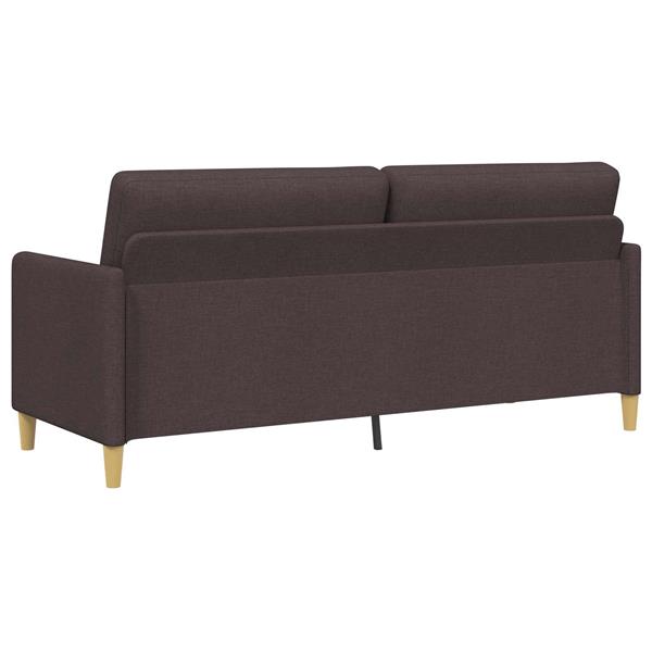 Grote foto vidaxl bank met opslag donkerbruin 192 x 78 x 87 cm polyester huis en inrichting bankstellen