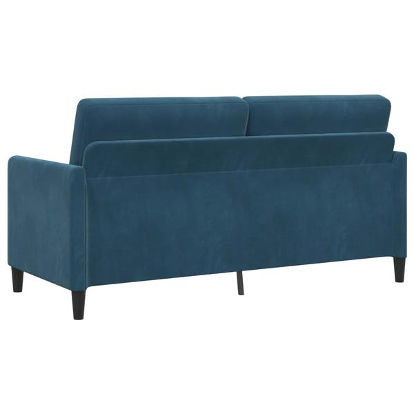 Grote foto vidaxl bank met opslag blauw 172 x 78 x 87 cm polyester huis en inrichting bankstellen