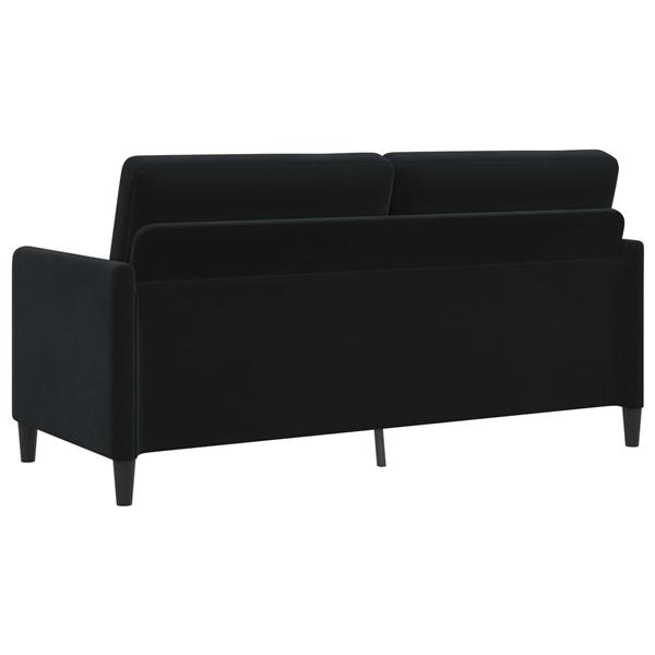 Grote foto vidaxl bank met opslag zwart 172 x 78 x 87 cm polyester huis en inrichting bankstellen