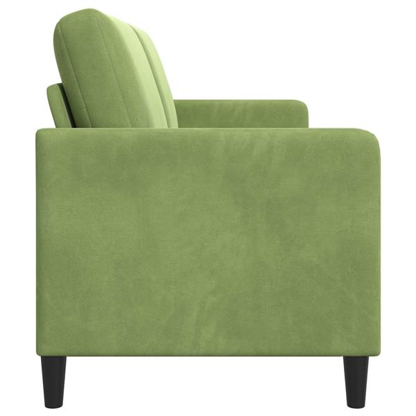 Grote foto vidaxl bank met opslag lichtgroen 172 x 78 x 87 cm polyester huis en inrichting bankstellen