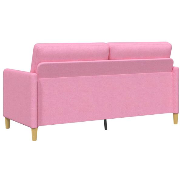Grote foto vidaxl bank met opslag roze 172 x 78 x 87 cm polyester huis en inrichting bankstellen