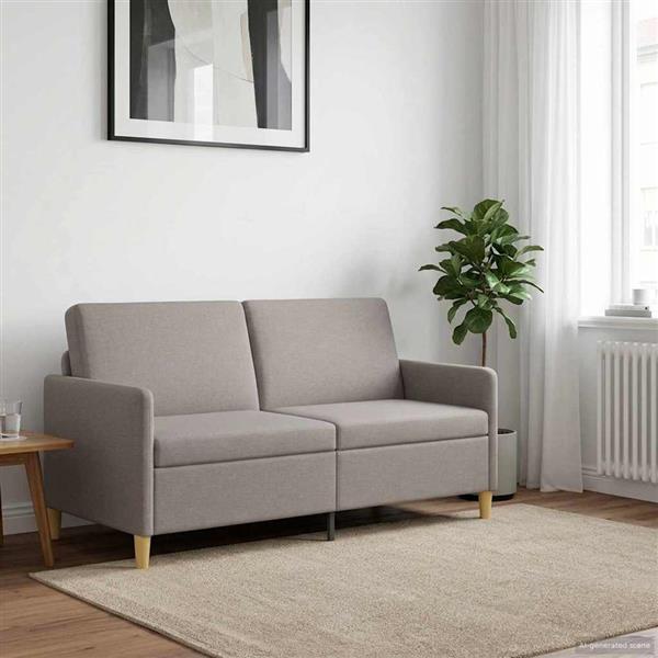 Grote foto vidaxl bank met opslag taupe 172 x 78 x 87 cm polyester huis en inrichting bankstellen