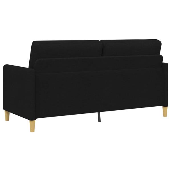 Grote foto vidaxl bank met opslag zwart 172 x 78 x 87 cm polyester huis en inrichting bankstellen