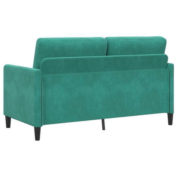 Grote foto vidaxl bank met opslag turquoise 152 x 78 x 87 cm polyester huis en inrichting bankstellen