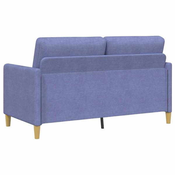 Grote foto vidaxl bank met opslag jeans blauw 152 x 78 x 87 cm polyester huis en inrichting bankstellen