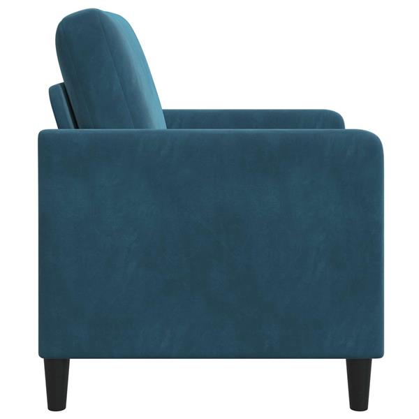 Grote foto vidaxl bank met opslag blauw 72 x 78 x 87 cm polyester huis en inrichting bankstellen
