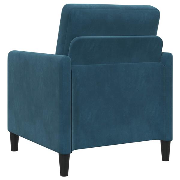 Grote foto vidaxl bank met opslag blauw 72 x 78 x 87 cm polyester huis en inrichting bankstellen