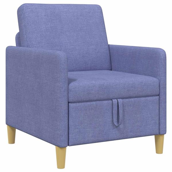 Grote foto vidaxl bank met opslag jeans blauw 72 x 78 x 87 cm polyester huis en inrichting bankstellen