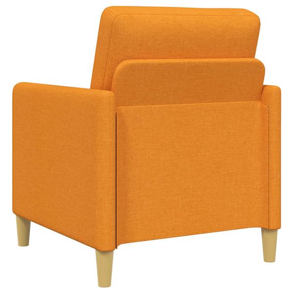Grote foto vidaxl bank met opslag donkergeel 72 x 78 x 87 cm polyester huis en inrichting bankstellen