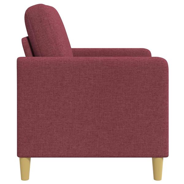 Grote foto vidaxl bank met opslag wijnrood 72 x 78 x 87 cm polyester huis en inrichting bankstellen
