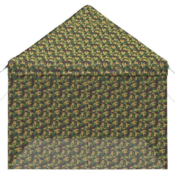 Grote foto vidaxl tent met 4 zijwanden 2 9 x 4 3 m leger camouflage tuin en terras overige tuin en terras
