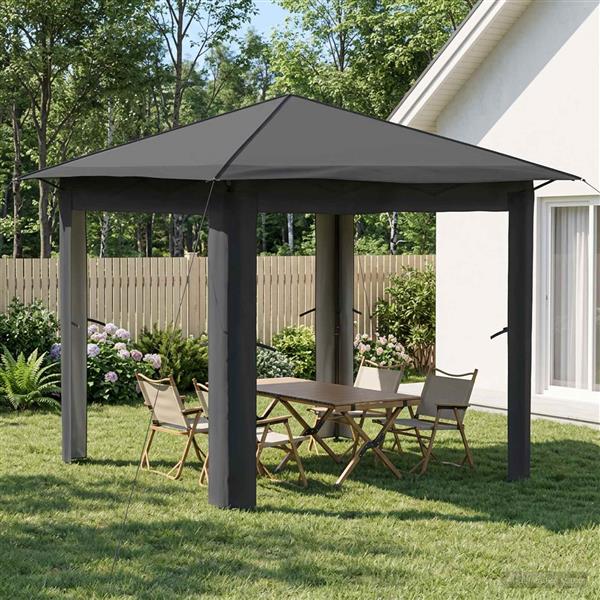 Grote foto vidaxl gazebo zonder zijwand 2 6 x 2 6 m tuin en terras overige tuin en terras