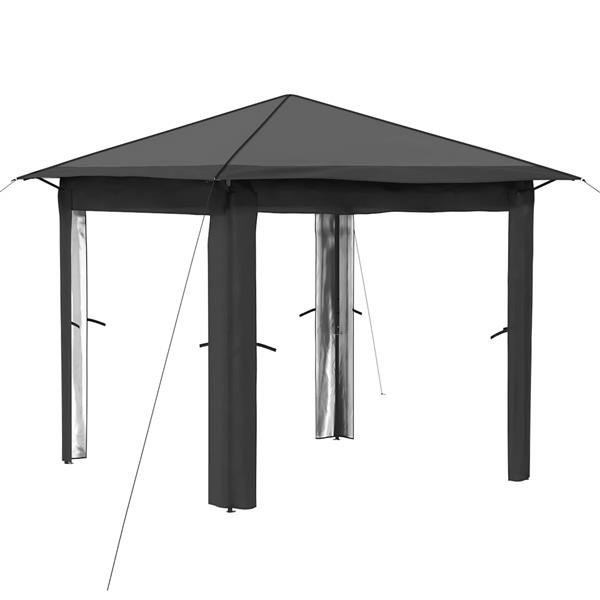Grote foto vidaxl gazebo zonder zijwand 2 6 x 2 6 m tuin en terras overige tuin en terras