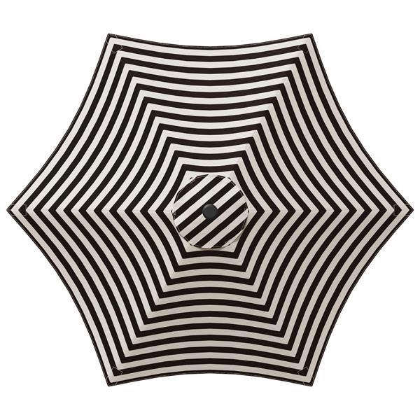 Grote foto vidaxl tuinparasol met led lampen en voet 300 x 300 cm polyester tuin en terras overige tuin en terras