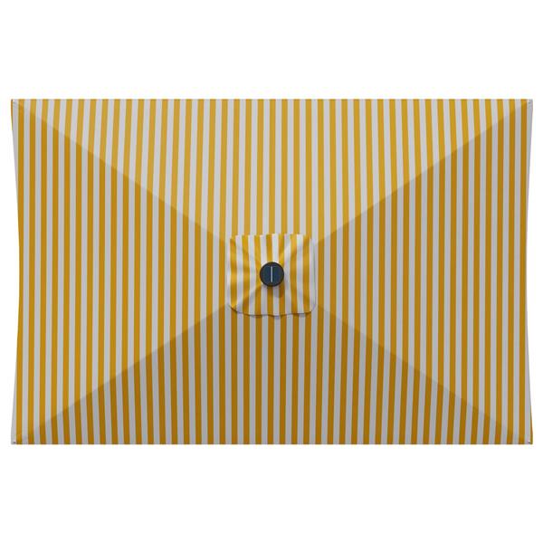 Grote foto vidaxl tuinparasol met led lampen en voet 200 x 300 cm polyester tuin en terras overige tuin en terras