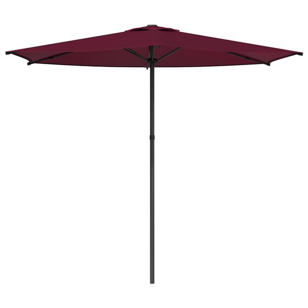 Grote foto vidaxl tuinparasol 270 x 270 cm polyester rechthoekig bordeaux rood tuin en terras overige tuin en terras
