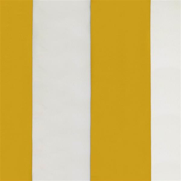 Grote foto vidaxl tuinparasol 200 x 300 cm polyester rechthoekig geel en wit tuin en terras overige tuin en terras