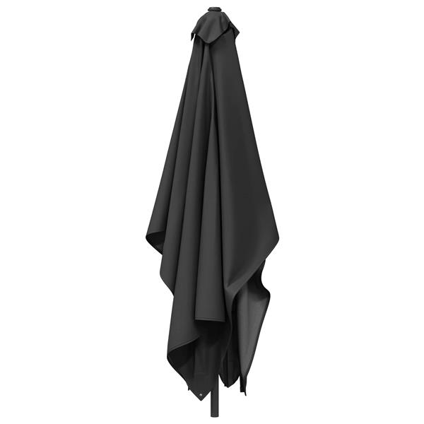 Grote foto vidaxl tuinparasol 200 x 300 cm polyester rechthoekig antracietkleurig tuin en terras overige tuin en terras