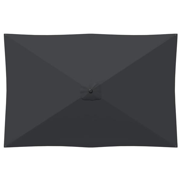 Grote foto vidaxl tuinparasol 200 x 300 cm polyester rechthoekig antracietkleurig tuin en terras overige tuin en terras