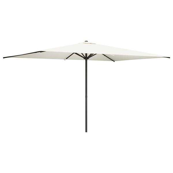 Grote foto vidaxl tuinparasol 200 x 300 cm polyester rechthoekig cr mekleurig tuin en terras overige tuin en terras