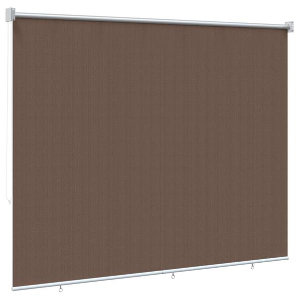 Grote foto vidaxl buitenrolgordijn 90 uv blok taupe 180 x 140 cm hdpe huis en inrichting gordijnen en lamellen