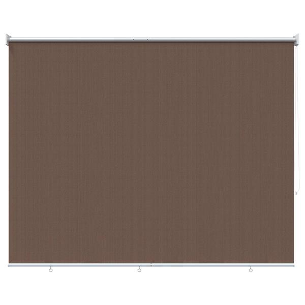 Grote foto vidaxl buitenrolgordijn 90 uv blok taupe 140 x 140 cm hdpe huis en inrichting gordijnen en lamellen