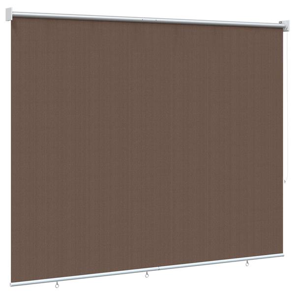 Grote foto vidaxl buitenrolgordijn 90 uv blok taupe 140 x 140 cm hdpe huis en inrichting gordijnen en lamellen