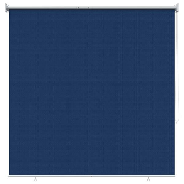 Grote foto vidaxl buitenrolgordijn 90 uv blok blauw 140 x 140 cm hdpe huis en inrichting gordijnen en lamellen