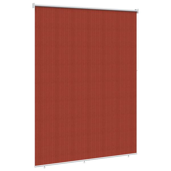 Grote foto vidaxl buitenrolgordijn 90 uv blok terracotta 180 x 230 cm hdpe huis en inrichting gordijnen en lamellen