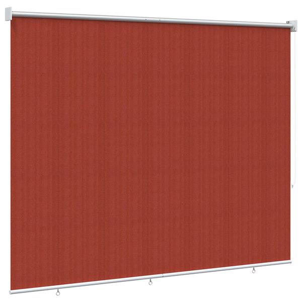 Grote foto vidaxl buitenrolgordijn 90 uv blok terracotta 160 x 140 cm hdpe huis en inrichting gordijnen en lamellen