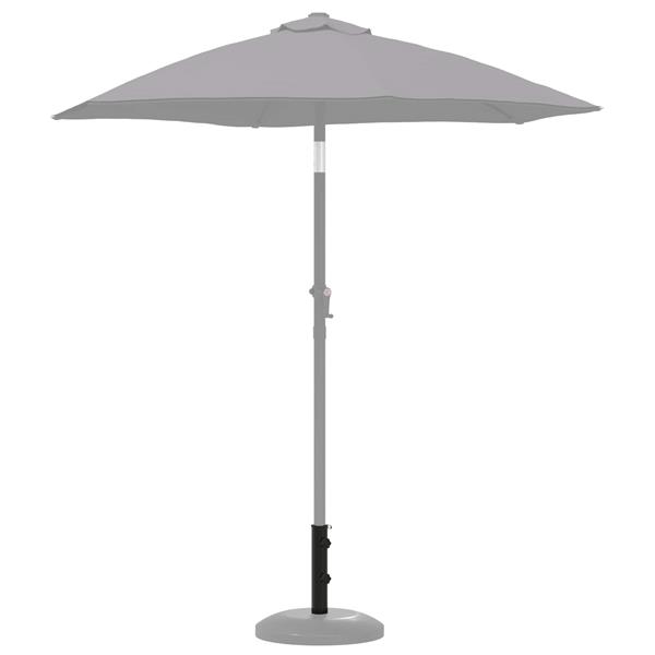 Grote foto vidaxl parasol basisbuis 0.6 kg zwart ijzer for 40 50 mm pole tuin en terras overige tuin en terras