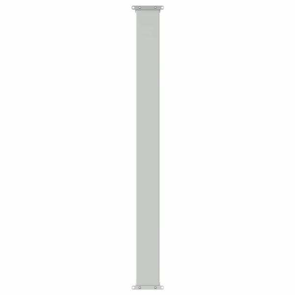 Grote foto vidaxl uittrekbaar zijscherm rechthoekig 500 x 100 cm polyester tuin en terras overige tuin en terras
