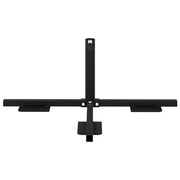 Grote foto vidaxl half parasol basis frame zwart staal for 32 38 mm pole tuin en terras overige tuin en terras
