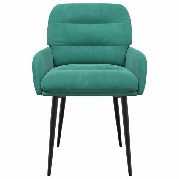 Grote foto vidaxl eettafelstoelen 2 st fluweel turquoise 59 x 59 5 x 90 cm huis en inrichting stoelen