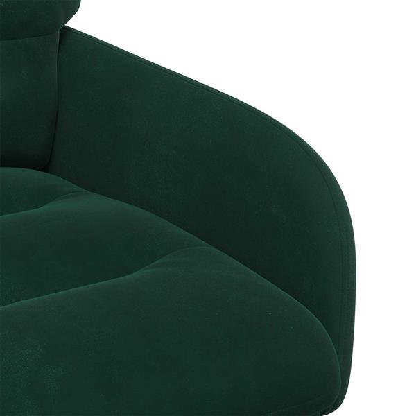 Grote foto vidaxl eettafelstoelen 2 st fluweel donkergroen 59 x 59 5 x 90 cm huis en inrichting stoelen