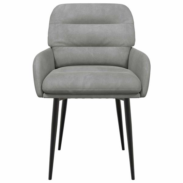 Grote foto vidaxl eettafelstoelen 2 st fluweel lichtgrijs 59 x 59 5 x 90 cm huis en inrichting stoelen