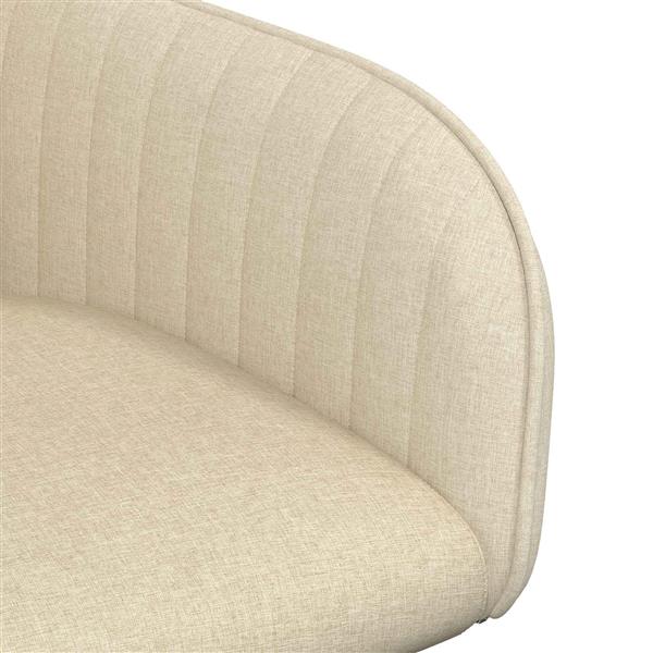 Grote foto vidaxl eettafelstoelen 2 st stof cr mekleurig 56 5 x 50 x 87 5 cm huis en inrichting stoelen