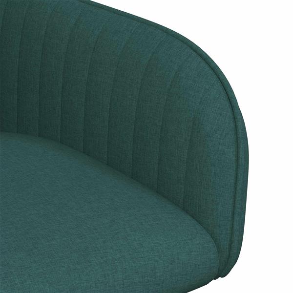 Grote foto vidaxl eettafelstoelen 2 st stof donkergroen 56 5 x 50 x 87 5 cm huis en inrichting stoelen