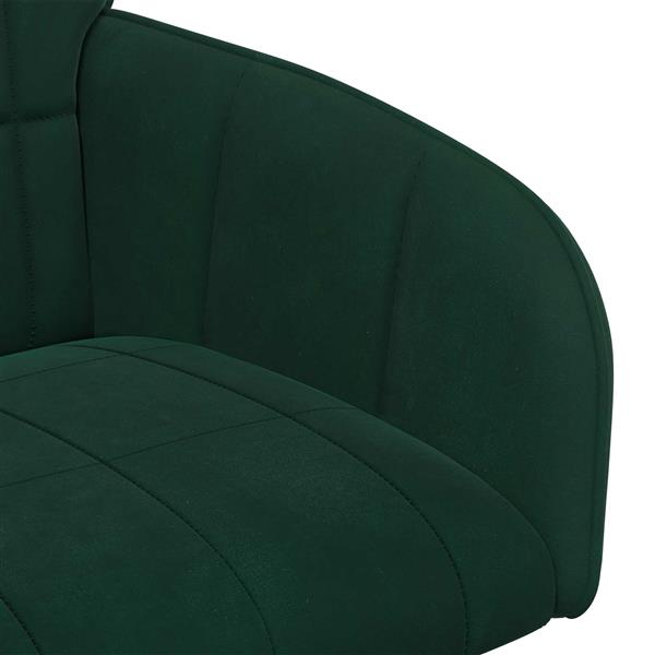 Grote foto vidaxl eettafelstoelen 2 st fluweel donkergroen 56.5 x 50 x 85 cm huis en inrichting stoelen