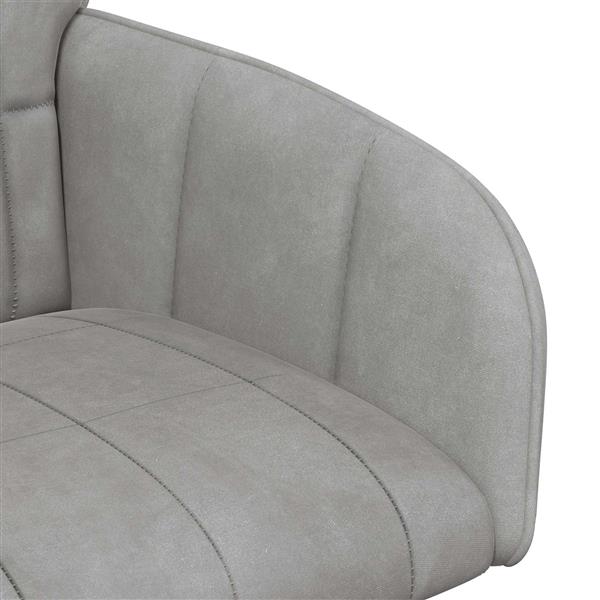 Grote foto vidaxl eettafelstoelen 2 st fluweel lichtgrijs 56.5 x 50 x 85 cm huis en inrichting stoelen
